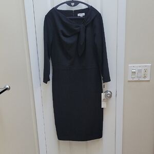 Calvin Klein Black Long Sleeve Dress